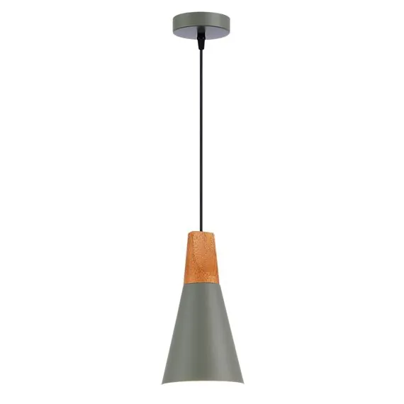 EVOLUCE SLE125173-01 Подвес Серый/Серый, Светлое дерево E14 1*40W, изображение 2