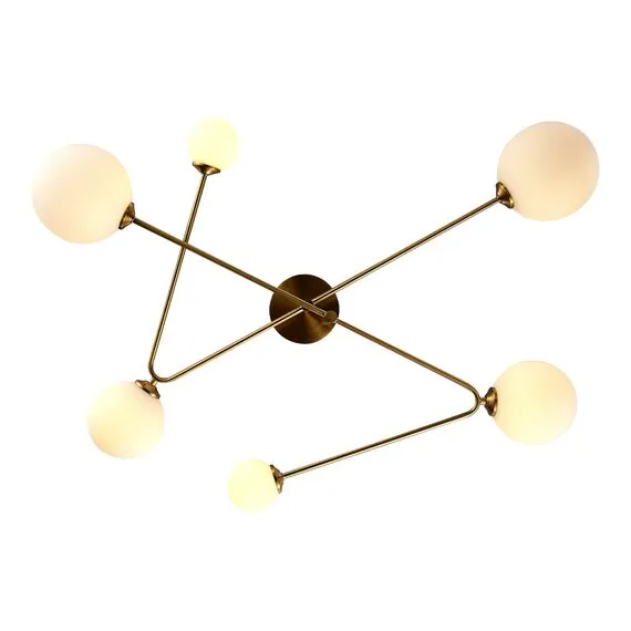 EVOLUCE SLE2211-302-06 Светильник потолочный Латунь/Белый G9 LED 6*5W, изображение 4
