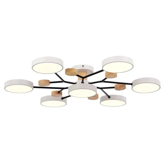 EVOLUCE SLE6006-502-07 Светильник потолочный Белый/Белый LED 7*12W 3000K/4500K/6000K