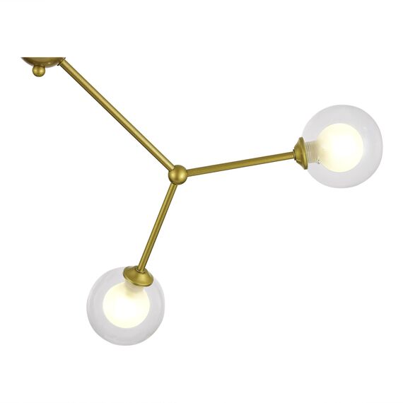 EVOLUCE SLE1106-203-04 Светильник подвесной Золотистый/Прозрачный, Белый G9 4*5W, изображение 2