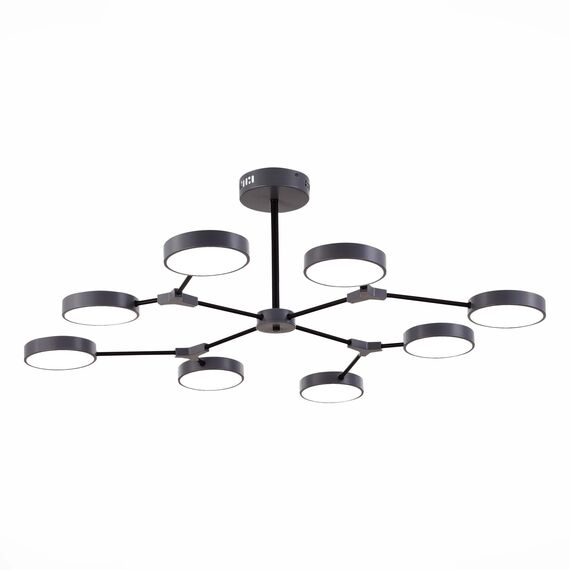 EVOLUCE SLE6003-702-08 Светильник потолочный Серый,Черный/Серый LED 8*10W, изображение 2