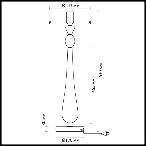 Odeon Light 4868/1T; 0044312 Настольная лампа, изображение 6