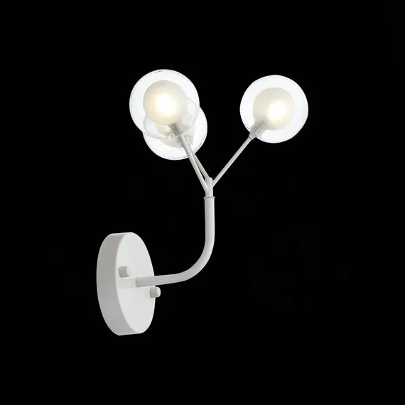 ST LUCE SL376.501.03 Бра ST-Luce Белый/Белый,Прозрачный G4 LED 3*2W, изображение 3