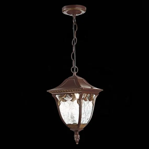 ST LUCE SL083.703.01 Светильник уличный подвесной ST-Luce Кофейный/Кофейный, Прозрачный E27 1*60W, изображение 4