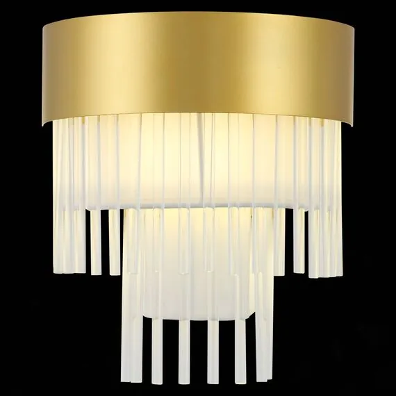 ST LUCE SL1352.201.01 Бра ST-Luce Золотистый/Белый, Прозрачный E14 1*40W, изображение 3