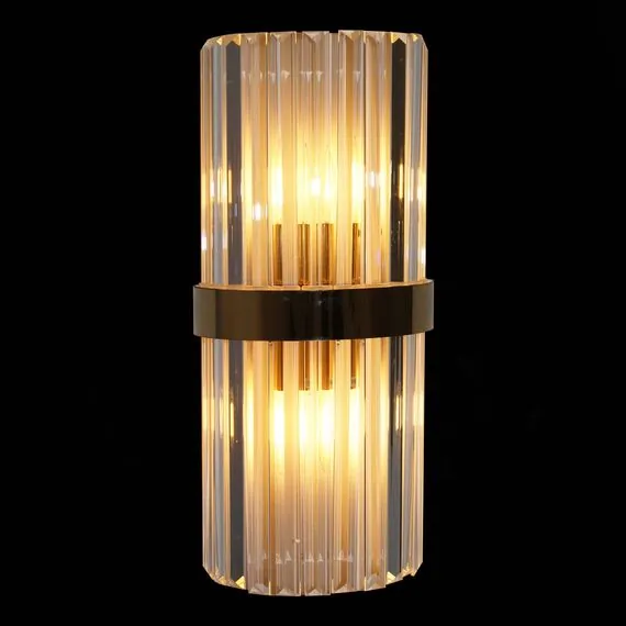 ST LUCE SL1176.201.02 Бра ST-Luce Золотистый/Золотистый, Прозрачный E14 2*40W, изображение 2