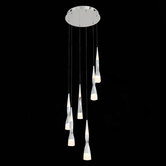 ST LUCE SL405.103.06 Светильник подвесной ST-Luce Хром/Хром, Белый LED 6*7W 3000K, изображение 2
