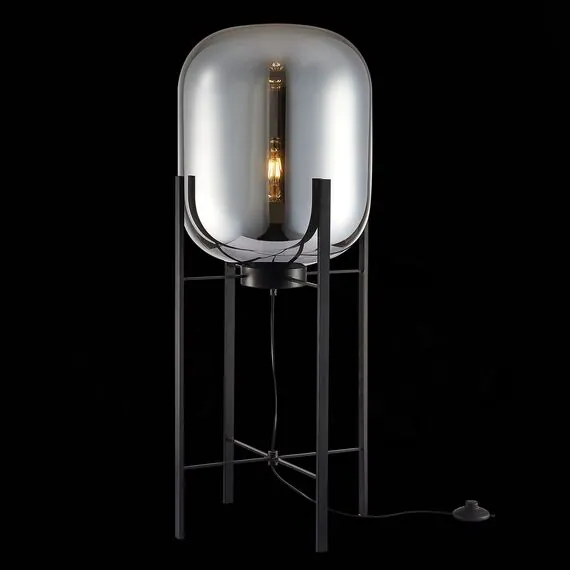 ST LUCE SL1050.715.01 Торшер ST-Luce Черный/Дымчатый E27 1*40W, изображение 2
