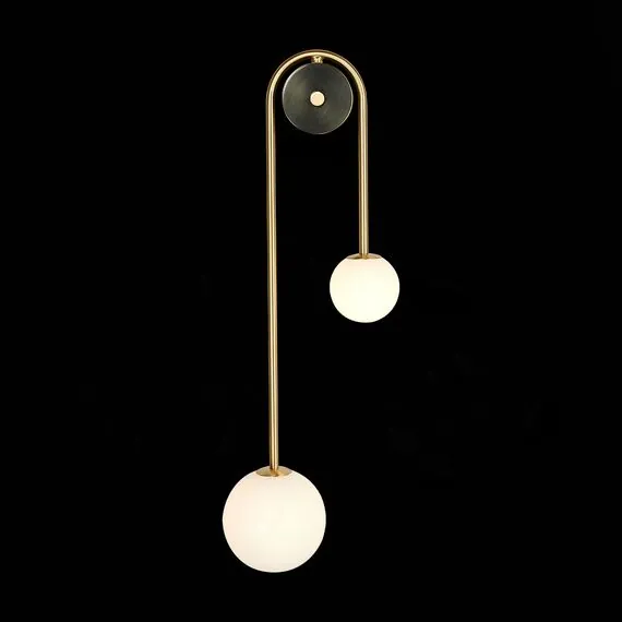 ST LUCE SL1202.201.02 Светильник настенный ST-Luce Золотистый/Белый E27 2*40W, изображение 2