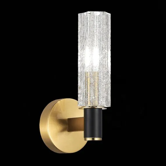 ST LUCE SL1238.301.01 Бра ST-Luce Латунь/Кракелированное стекло E14 1*40W, изображение 2