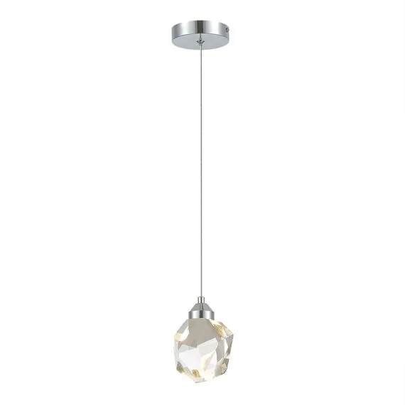 ST LUCE SL6114.103.01 Подвес ST-Luce Хром/Прозрачный LED 1*3W 3000K, изображение 2