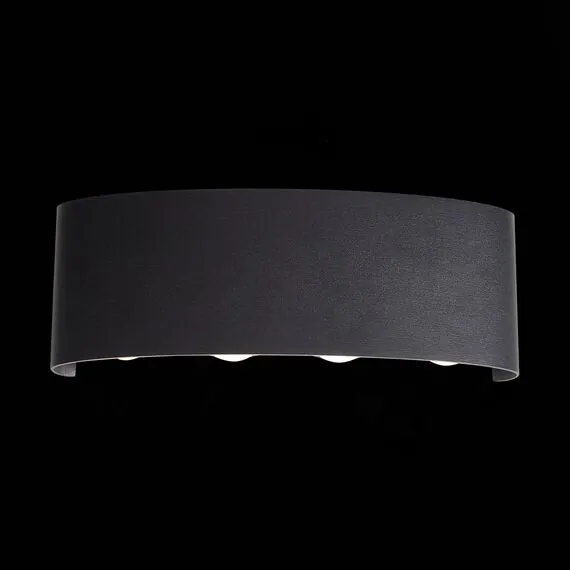 ST LUCE SL089.401.08 Светильник уличный настенный ST-Luce Черный кварцевый LED 8*1W 4000K, изображение 5
