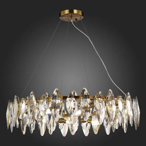 ST LUCE SL1227.303.12 Люстра подвесная ST-Luce Латунь/Прозрачный E14 12*40W, изображение 4
