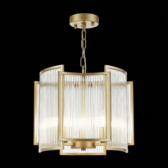ST LUCE SL1234.203.03 Люстра подвесная ST-Luce Шампань/Прозрачный, Шампань E14 3*60W, изображение 3