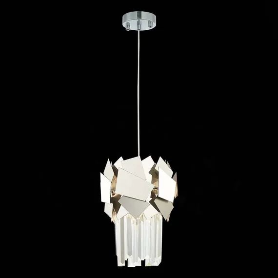 ST LUCE SL1232.103.01 Подвес ST-Luce Хром/Прозрачный, Хром E14 1*60W, изображение 2