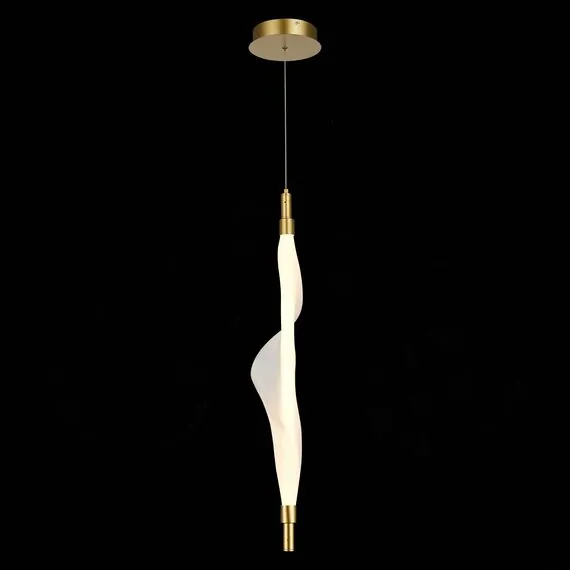 ST LUCE SL6109.213.01 Светильник подвесной ST-Luce Золотистый/Белый LED 1*25W 3000K, изображение 3