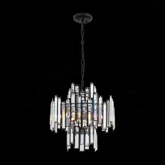 ST LUCE SL665.443.06 Люстра подвесная ST-Luce Черный/Черный, Прозрачный E14 6*40W, изображение 2