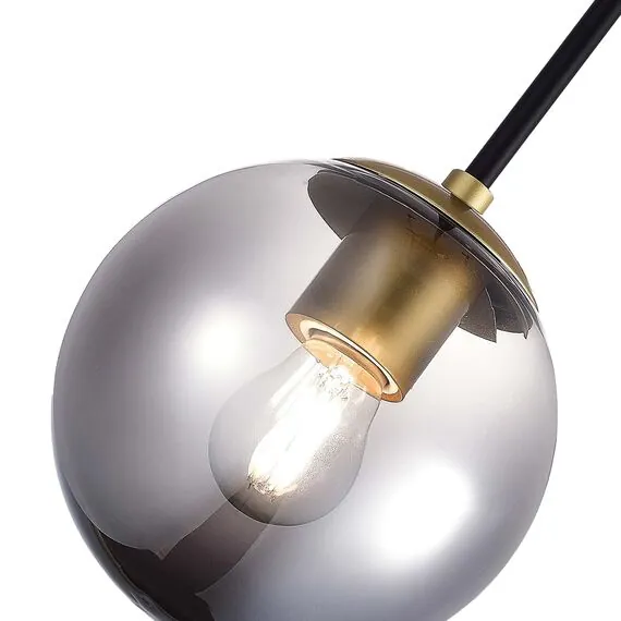 EVOLUCE SLE1097-303-01 Подвес Матовое золото/Дымчатый E27 1*60W, изображение 2