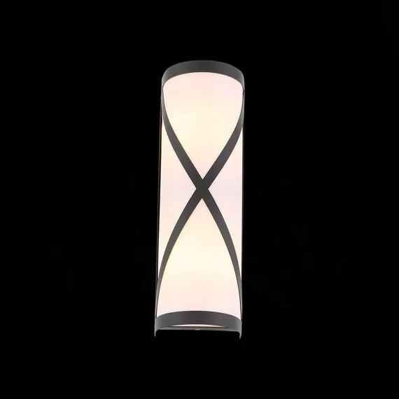 ST LUCE SL076.411.01 Светильник уличный настенный ST-Luce Черный/Белый E27 2*60W, изображение 2