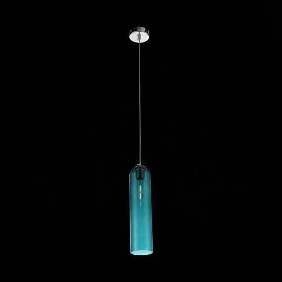 ST LUCE SL1145.183.01 Светильник подвесной ST-Luce хром/зеленый E27 1*60W, изображение 3