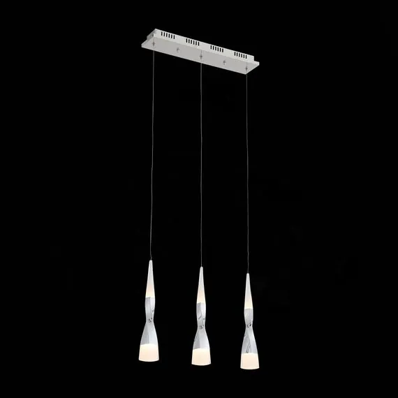 ST LUCE SL405.103.03 Светильник подвесной ST-Luce Хром/Хром, Белый LED 3*7W 3000K, изображение 2