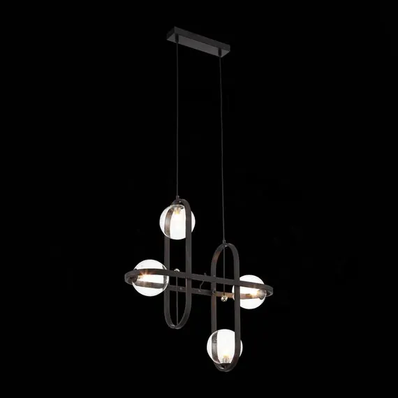 ST LUCE SL1201.403.04 Светильник подвесной ST-Luce Черный/Прозрачный G9 4*5W, изображение 3