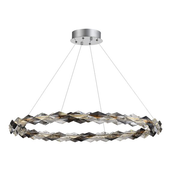 ST LUCE SL6009.113.01 Люстра подвесная ST-Luce Золотистый/Прозрачно-Дымчатый LED 1*30W 3000K, изображение 4