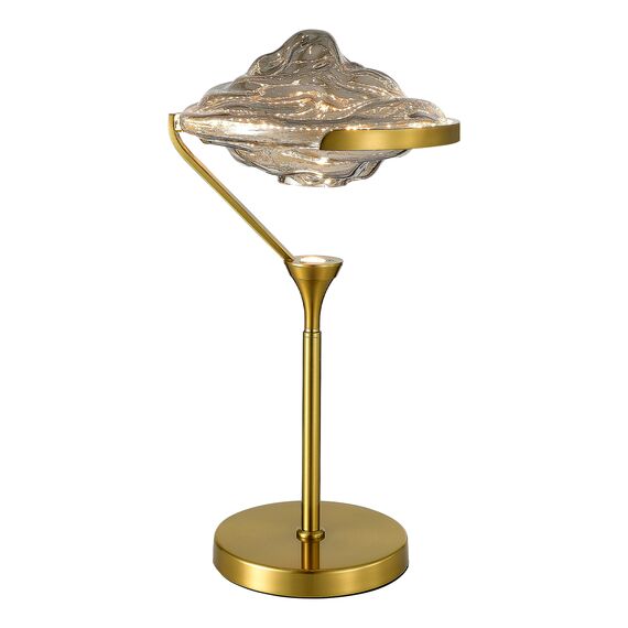 ST LUCE SL6115.304.01 Прикроватная лампа ST-Luce Латунь/Дымчато-Серый LED 1*19W 3000K, изображение 2