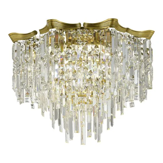 ST LUCE SL1659.302.07 Светильник потолочный ST-Luce Латунь/Прозрачный E14 7*60W, изображение 4