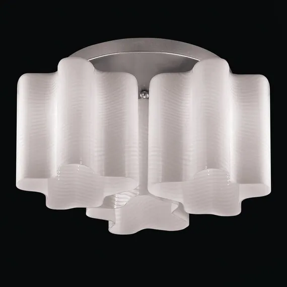 ST LUCE SL117.502.03 Люстра потолочная ST-Luce Серебристый/Белый с полосками E27 3*60W, изображение 2