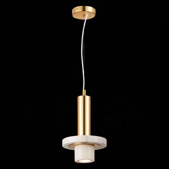 ST LUCE SL1210.503.01 Светильник подвесной ST-Luce Золотистый/Белый GU10 1*5W, изображение 3