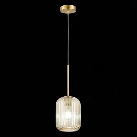 ST LUCE SL1154.333.01 Подвес ST-Luce Латунь/Коньячный E27 1*60W, изображение 2