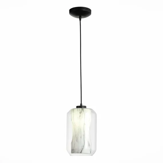 ST LUCE SL1169.103.01 Подвес ST-Luce Черный/Прозрачный, Белый E27 1*40W, изображение 3