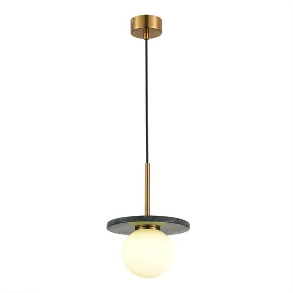 ST LUCE SL1191.363.01 Светильник подвесной ST-Luce Латунь/Латунь, Зеленый G9 1*5W 4000K, изображение 5