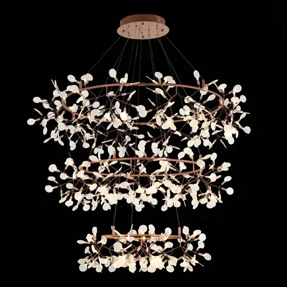 ST LUCE SL379.203.486 Люстра подвесная ST-Luce Медный/Белый LED 486*0,5W 3500K  (из 3-х коробок), изображение 3