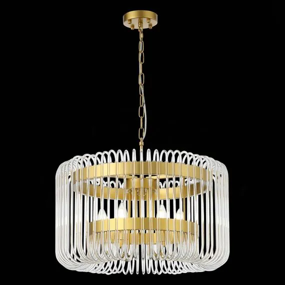 ST LUCE SL1228.203.06 Люстра подвесная ST-Luce Золотистый/Прозрачный E14 6*40W, изображение 3