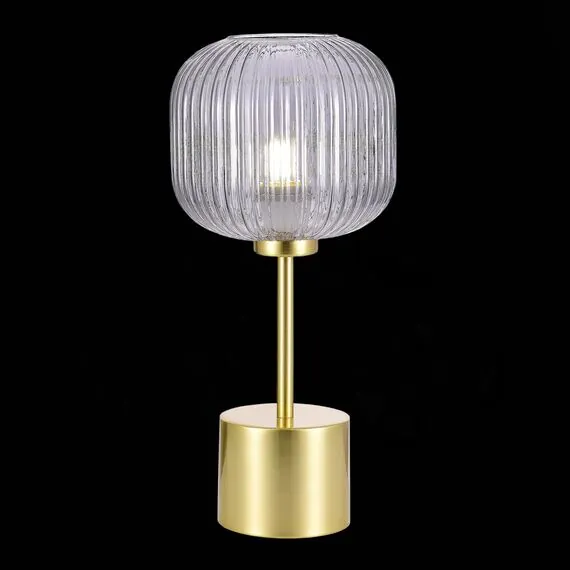 ST LUCE SL1154.304.01 Прикроватная лампа ST-Luce Латунь/Дымчатый E27 1*60W, изображение 2