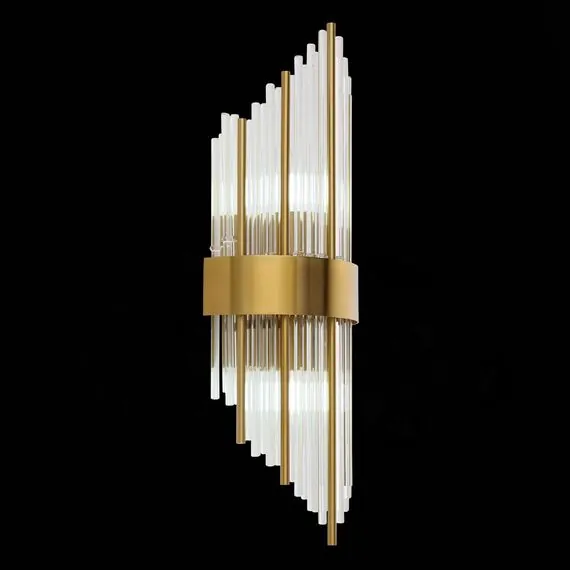 ST LUCE SL1158.301.02 Светильник настенный ST-Luce Латунь/Латунь, Прозрачный E14 2*60W, изображение 5