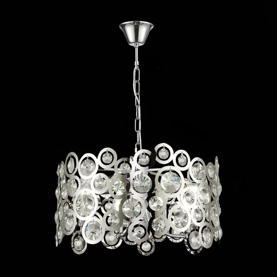 ST LUCE SL1103.103.08 Светильник подвесной ST-Luce Хром/Прозрачный,Хром E14 8*60W, изображение 3