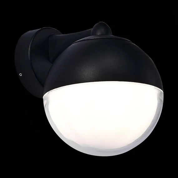 ST LUCE SL9000.401.01 Светильник уличный настенный ST-Luce Черный/Белый E27 1*40W, изображение 3