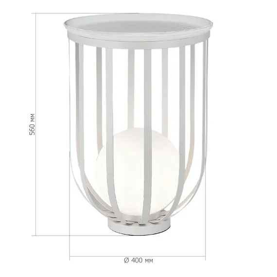 ST LUCE SL6129.504.01 Светильник настольный ST-Luce Белый/Белый E27 1*60W, изображение 11
