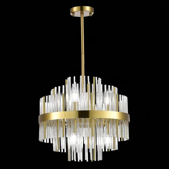 ST LUCE SL1634.303.06 Люстра подвесная ST-Luce Латунь/Прозрачный E14 6*60W, изображение 3