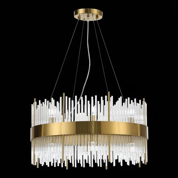 ST LUCE SL1158.303.16 Люстра подвесная ST-Luce Латунь/Латунь, Прозрачный G9 16*5W, изображение 3