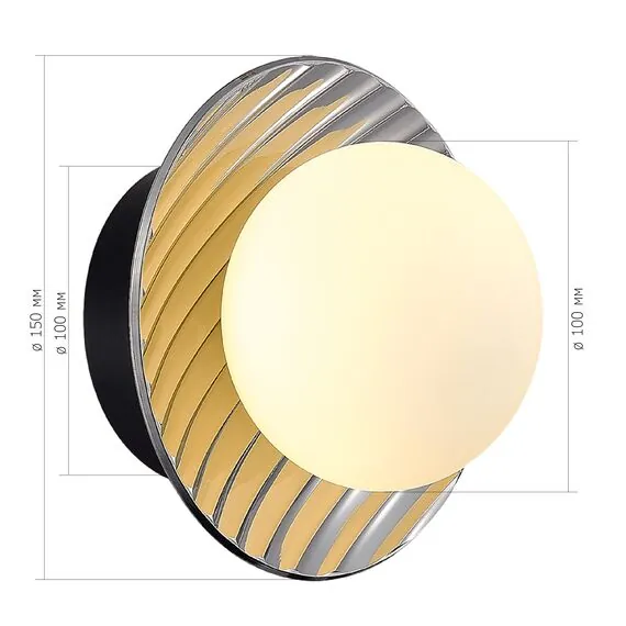 ST LUCE SL1521.401.01 Светильник настенный ST-Luce Черный/Дымчатый, Белый G9 1*5W 4000K, изображение 2