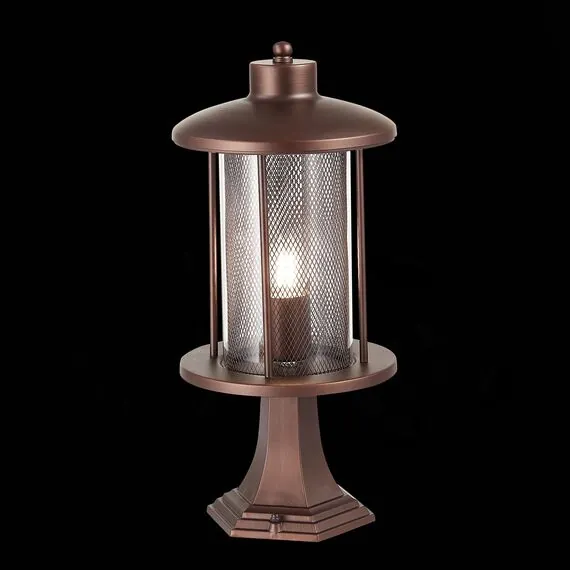 ST LUCE SL080.405.01 Светильник уличный наземный ST-Luce Темный кофе/Прозрачный, Темный кофе E27 1*60W, изображение 3
