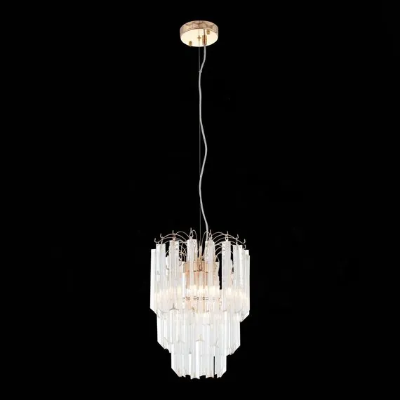 ST LUCE SL386.203.05 Люстра подвесная ST-Luce Золотистый/Золотистый, Прозрачный G9 5*5W, изображение 3