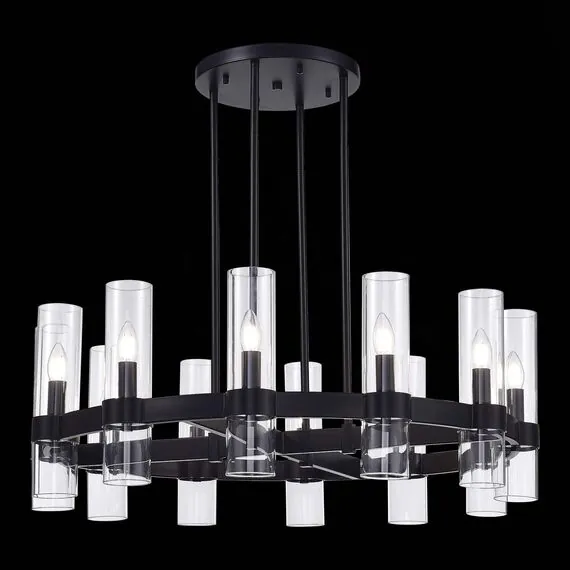 ST LUCE SL1237.403.12 Люстра подвесная ST-Luce Черный/Прозрачный E14 12*15W, изображение 3