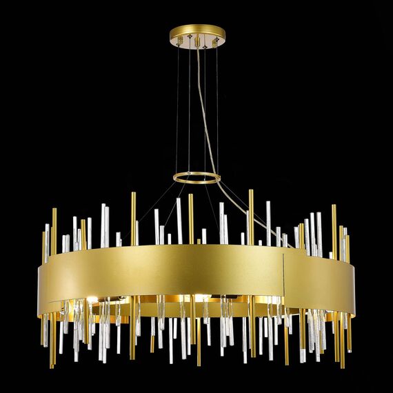 ST LUCE SL1633.203.16 Люстра подвесная ST-Luce Матовое золото/Матовое золото,Прозрачный E14 16*40W, изображение 3