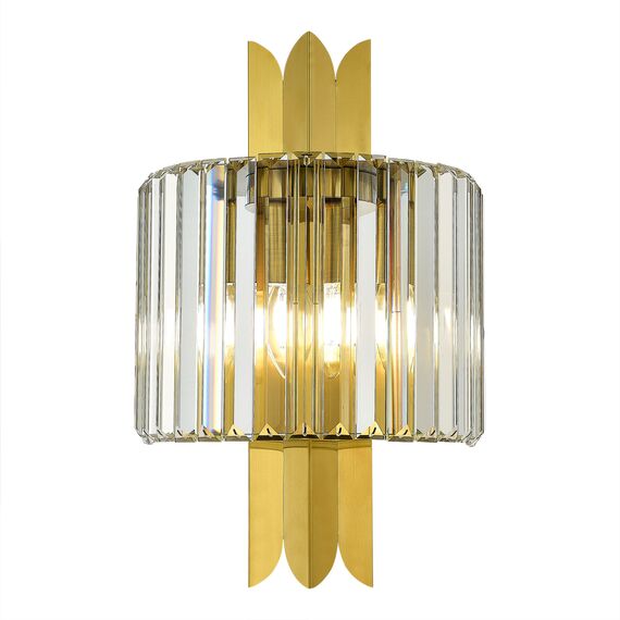 ST LUCE SL1635.301.02 Бра ST-Luce Латунь/Прозрачный E14 2*40W, изображение 3