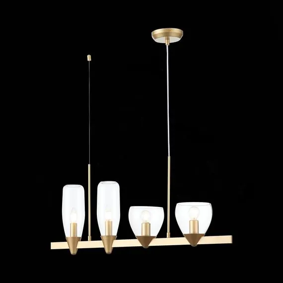 ST LUCE SL1119.203.04 Светильник подвесной ST-Luce Золотистый/Прозрачный E14 4*40W, изображение 3